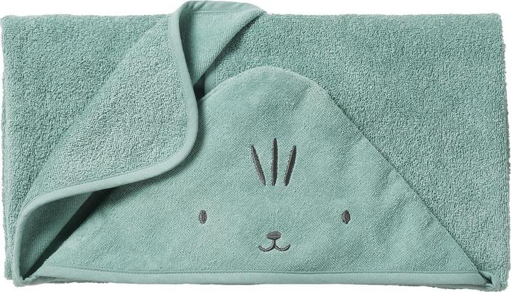 Actual product image Vertbaudet Baby & children's hooded bath towel with recycled cotton