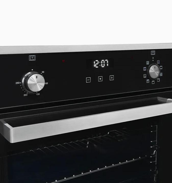 Produktbild Exquisit EBE76-9-H-020 inox, Einbaubackofen