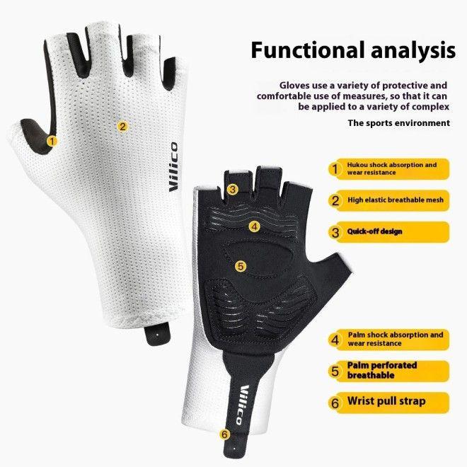 Produktbild Mu Sport Velohandschuhe mit atmungsaktivem Mesh-Gewebe (XL)