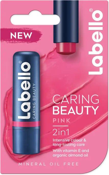 Produktbild Labello Caring Beauty Pink Stick 4.8 g (Pflegestift, 5.50 ml)
