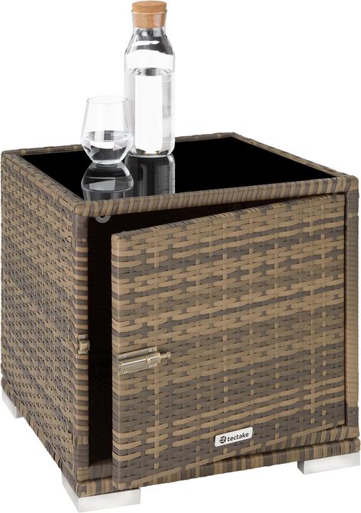 Produktbild tectake Sonnenliegen Rattan (184 cm)