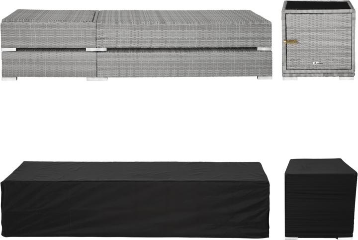 Image du produit tectake Bains de soleil (184 cm)