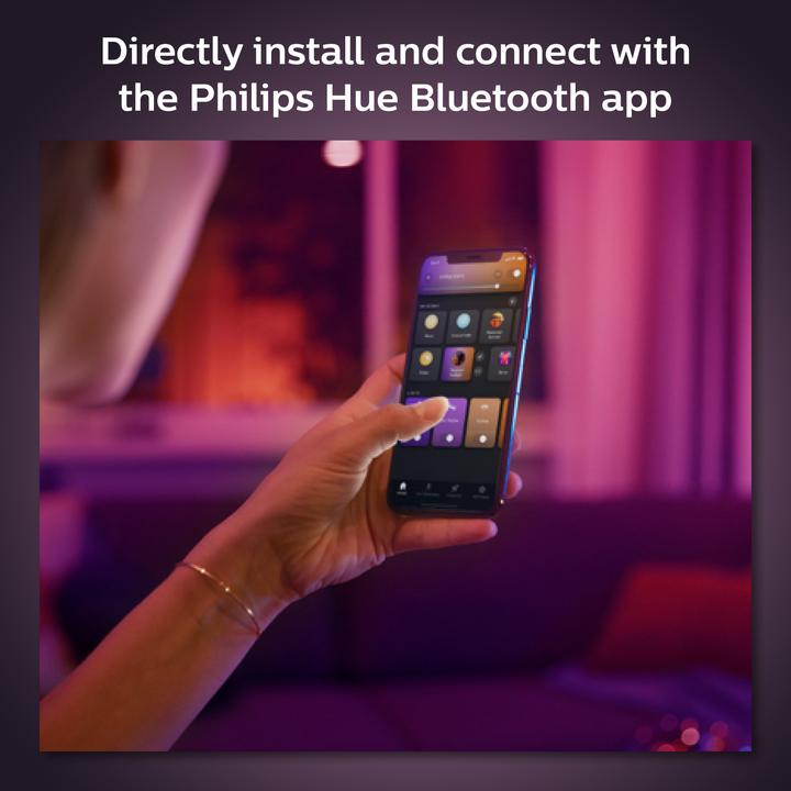 Immagine prodotto Philips Hue White & Color Ambiance BT (E27, 11 W, 1100 lm, 1 x, F)