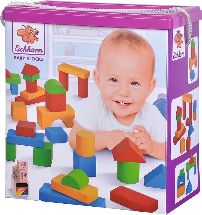 Produktbild Eichhorn Bunte Holzbausteine Baby