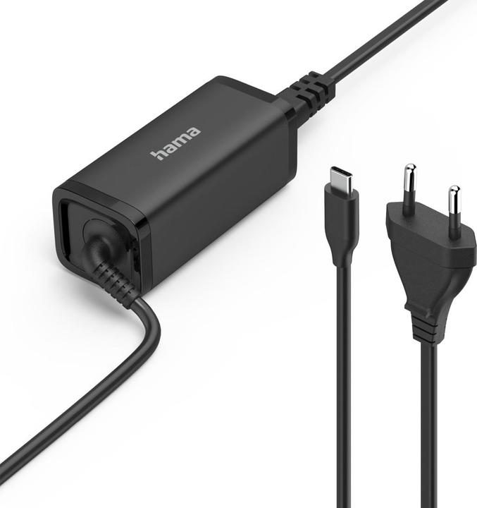 Produktbild Hama Universal-USB-C-Notebook-Netzteil, GaN, Power Delivery (PD), 5-20V/65W (65 W)