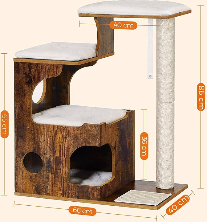 Immagine prodotto Feandrea Sila (86 cm, Nero, Marrone rustico)