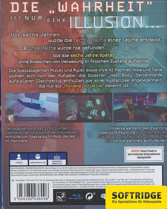 Produktbild Spike Chunsoft AI: The Somnium Files 2 - Standard Edition (PS4, DE)