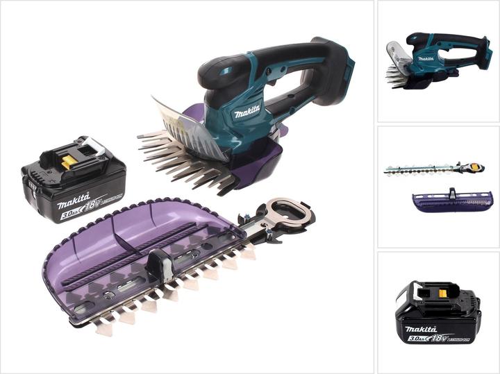 Actual product image Makita DUM 604 F1X Battery grass shears 18 V with grass and shrub shear blade + 1x rechargeable battery (Cordless hedgecutters)