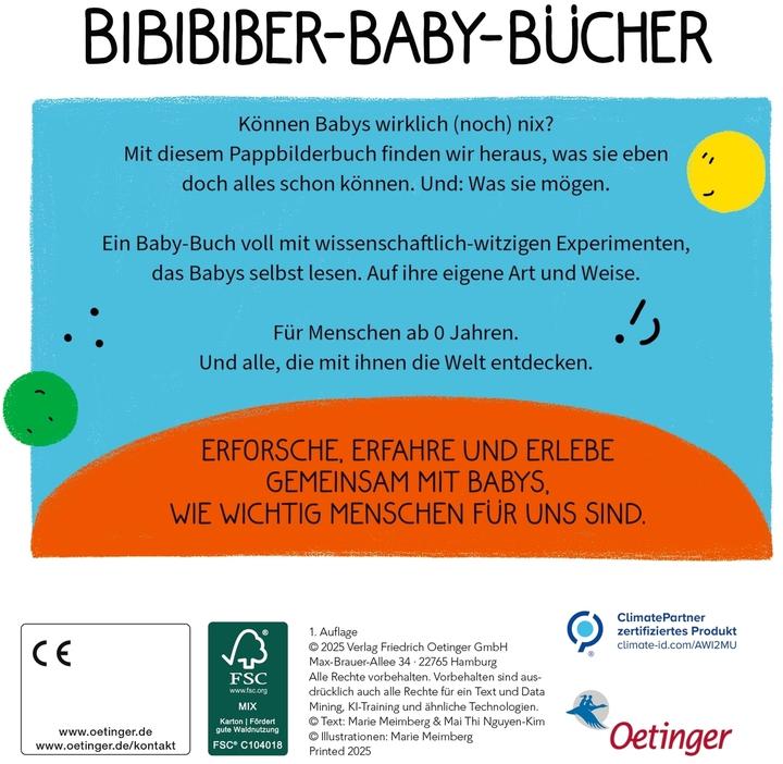 Image du produit BiBiBiber hat da mal 'ne Frage. Warum können Babys nix? Mensch & Gesicht (Allemand)