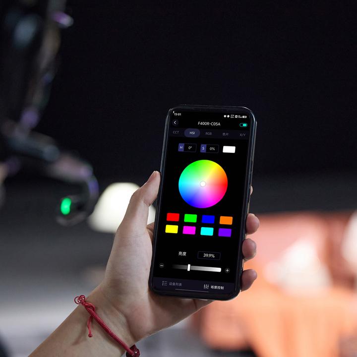 Actual product image Godox KNOWLED Flexible LED RGB Mat F400R (Surface luminaire)