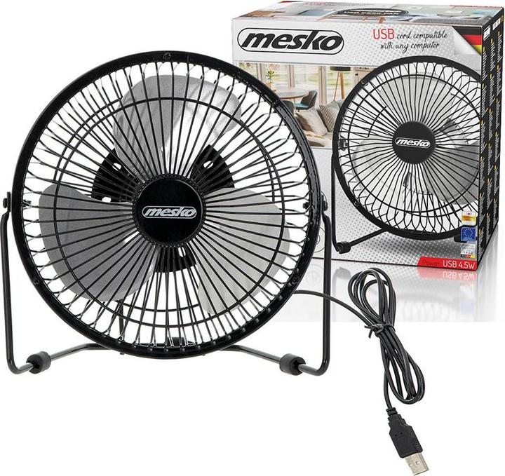 Actual product image Mesko Table fan Ø 15cm (60 dB)