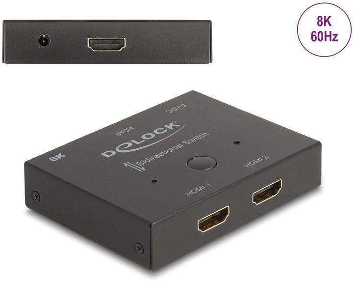 Delock Switch 2-1 8K 60 Hz HDMI, number of inputs