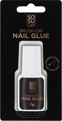 Produktbild Sosu Cosmetics - Glue for artificial nails Brush-On (Nail Glue) 7 g (Nagelkleber)
