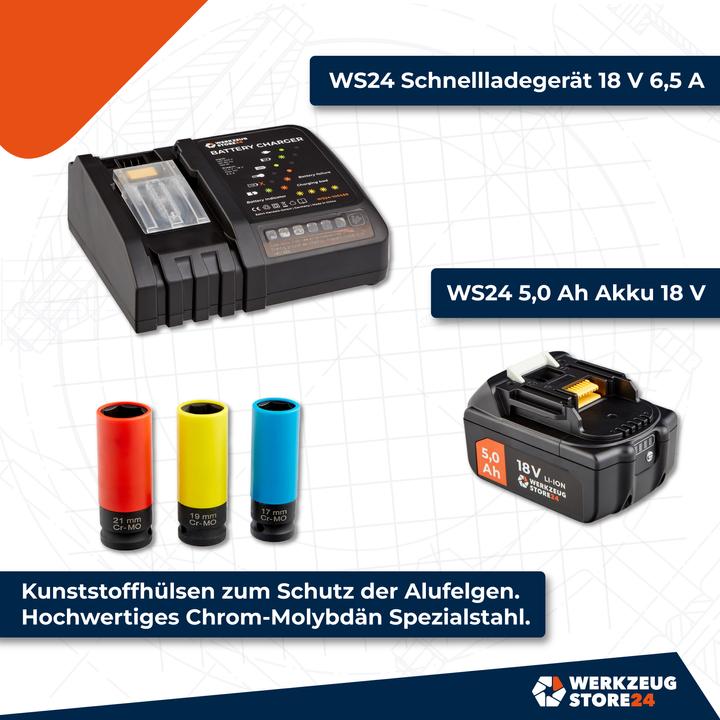 Actual product image Werkzeugstore24 Battery (Rechargeable battery operated)