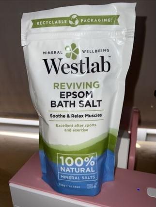 Actual product image Westlab Reviving Epsom Bath Salt (Bath pearls)
