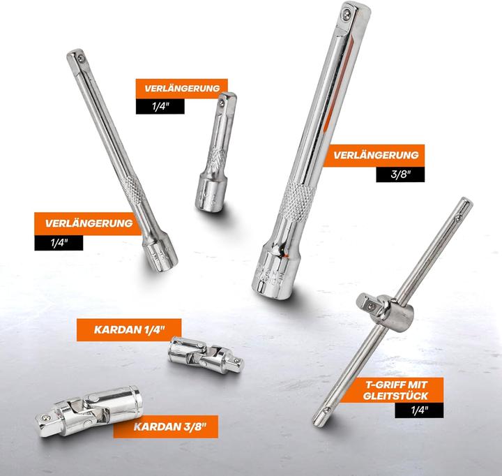 Actual product image Isma 108-teiliges Werkzeugset für Montage-, Schlosser- und Reparaturarbeiten (108 pieces)