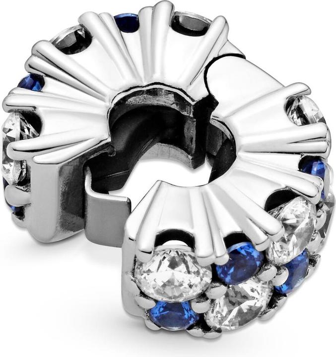 Produktbild Pandora Klares & Blaues Funkeln Clip (Sterling Silber 925, Mit Stein(en))