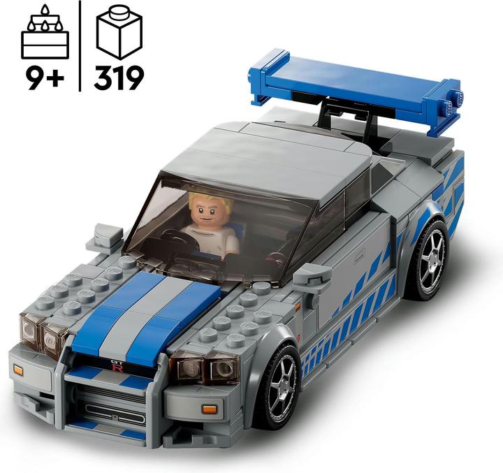 Immagine prodotto LEGO 2 Fast 2 Furious - Nissan Skyline GT-R (R34) (76917, LEGO Speed Champions)