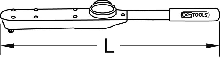 Produktbild KS Tools Prüf-Drehmomentschlüssel, 1/2", 50-250 Nm (1/2", 50 Nm, 250 Nm)