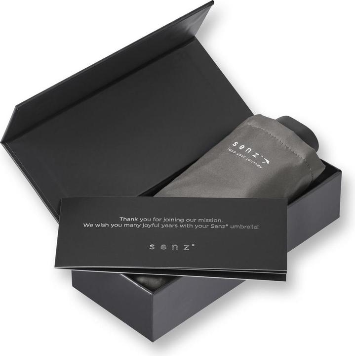 Immagine prodotto Senz Ombrello Micro Storm pieghevole, Silky Grigio