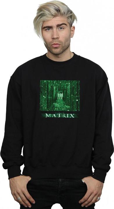 Actual product image The Matrix Mens Digital Cube Sweatshirt (M)