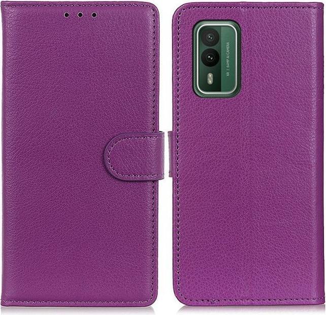 Actual product image MU Classic Litchi Leather Bookcover Series (Nokia XR21)
