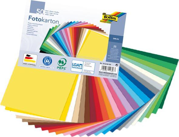 Productafbeelding Folia Fotokarton A4, abrikoos, 50 stuks (300 g/m², 1 x)