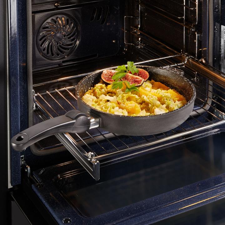 Actual product image Stoneline Made in Germany Bratpfanne, 24 cm, Kokillenguss, mit abnehmbarem Griff (Frying pan, Aluminium)