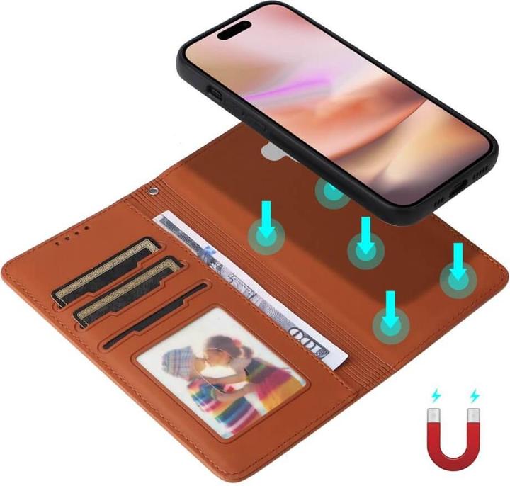 Actual product image Cover-Discount iPhone 16 Plus - Divisible wallet case 2-in-1 mobile phone case (Apple iPhone 16 Plus)
