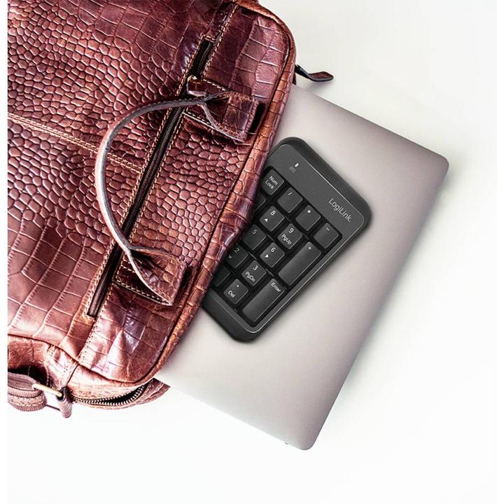Productafbeelding LogiLink Toetsenbord Bluetooth, met 17 toetsen, V5.1, zwart (Nummerblok, Draadloze)