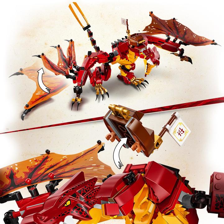 Image du produit LEGO L'attaque du dragon de feu (71753, LEGO Ninjago)