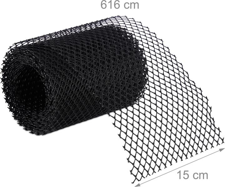 Image du produit Relaxdays Protection des gouttières contre les feuilles mortes