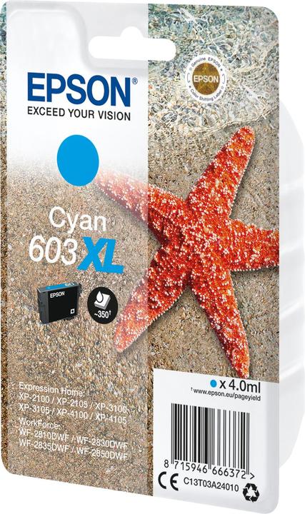 Produktbild Epson Singlepack 603XL Ink (C)