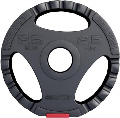 Actual product image Gorilla Sports Weight plate Olympia 50/51mm (1 x 2.5 kg)