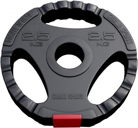 Actual product image Gorilla Sports Weight plate Olympia 50/51mm (1 x 2.5 kg)