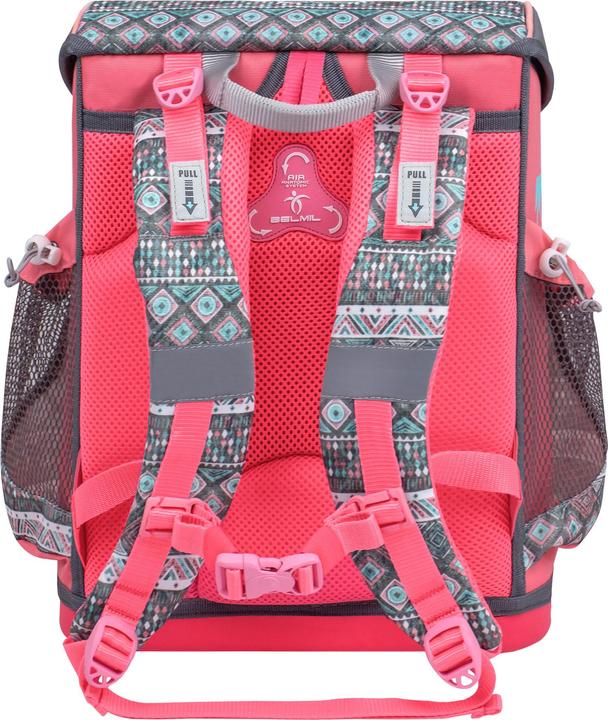 Produktbild Belmil MINI FIT Schulrucksack 4-teiliges-Set Horse Aruba Blue (17 l)