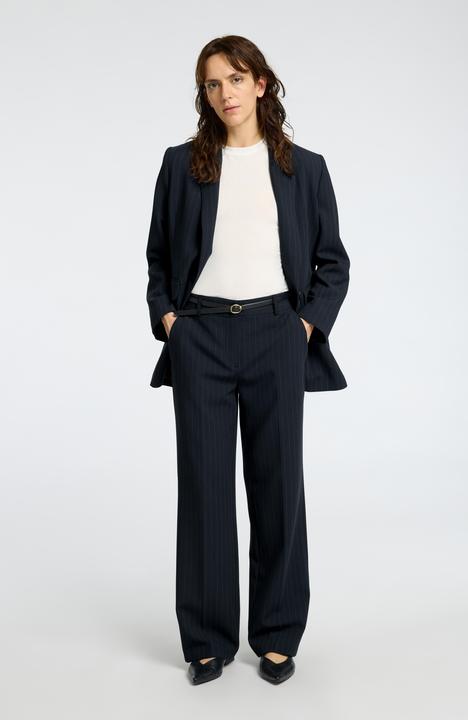 Actual product image Selected Femme Pinstripe trousers with wide leg (46)