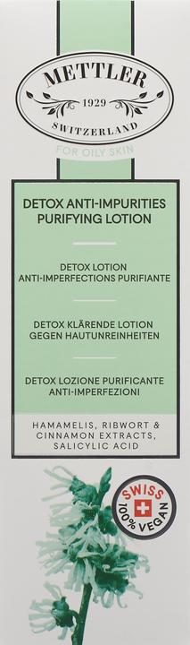 Image du produit Mettler1929 Detox lotion anti-imperfections purifiante purifiante (Lotion nettoyante, 200 ml)