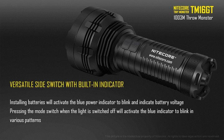 Image du produit Nitecore Tm16gt (18.20 cm, 3600 lm)