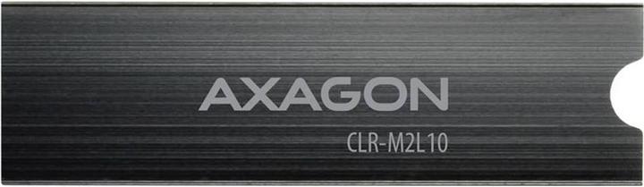 Actual product image Axagon CLR-M2L10 passive M.2 SSD heatsink - 2280, 10mm height, aluminum
