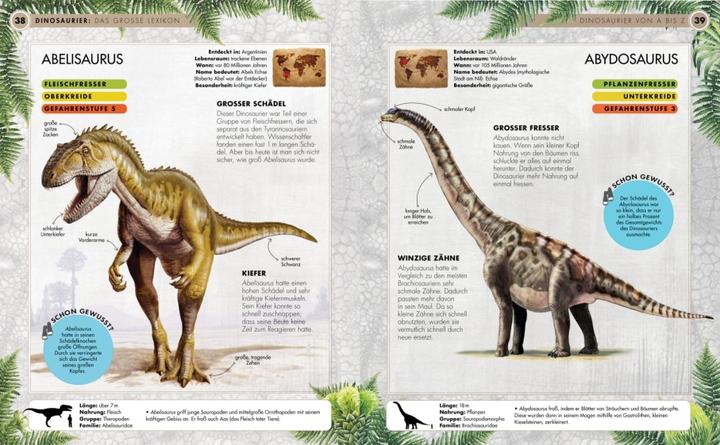 Produktbild Dinosaurier - Das grosse Lexikon (Deutsch, Michael K. Brett-Surman, 2022)