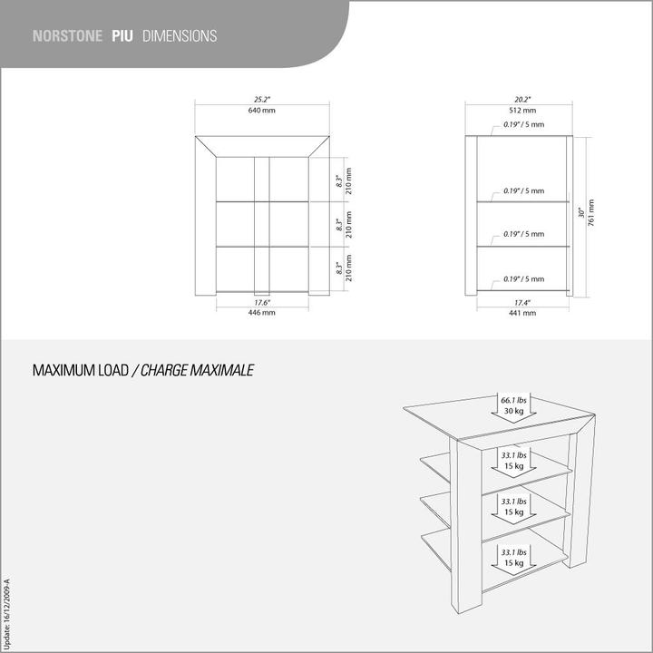 Actual product image NorStone Piu "HiFi" (64 x 51 x 76 cm)
