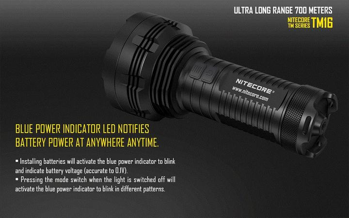 Actual product image Nitecore Tm16 (18.20 cm, 4000 lm)