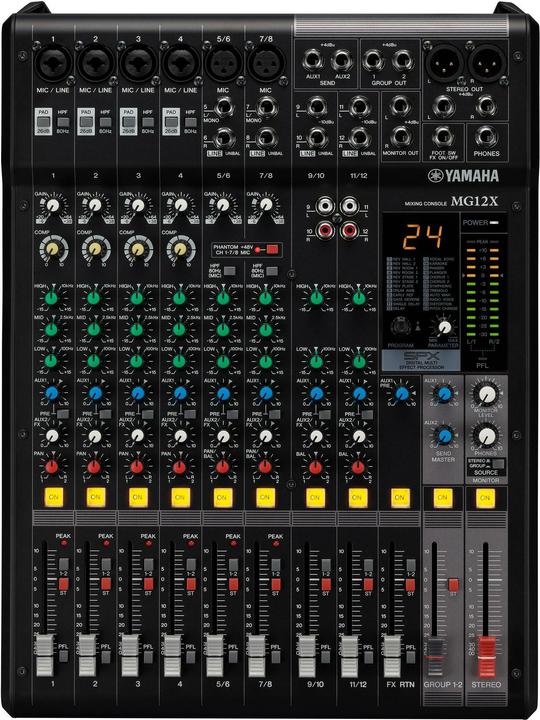 Yamaha MG12X (Studio- und Livemixer)