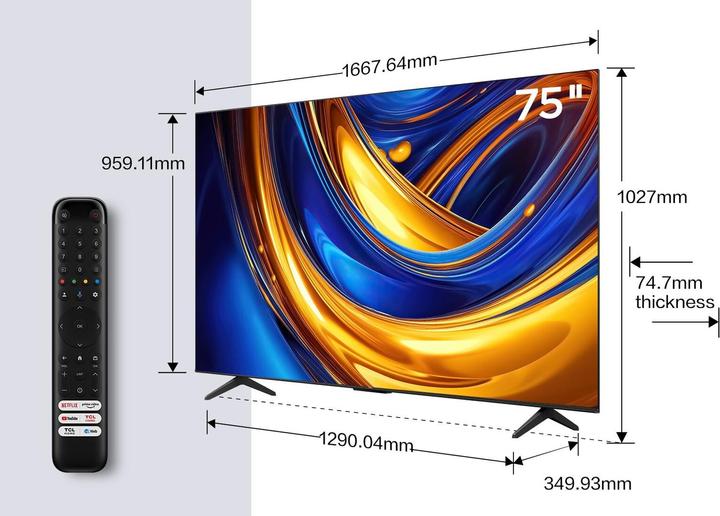Produktbild TCL 75P655 (75", LED, 4K)