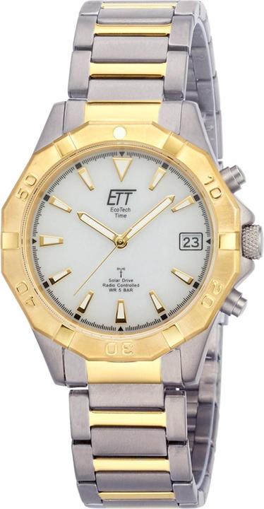 Produktbild ETT EGT-11359-25M Solar Drive Funkuhr RC Alaska Titanium Herrenuhr (Funkuhr, 41 mm)