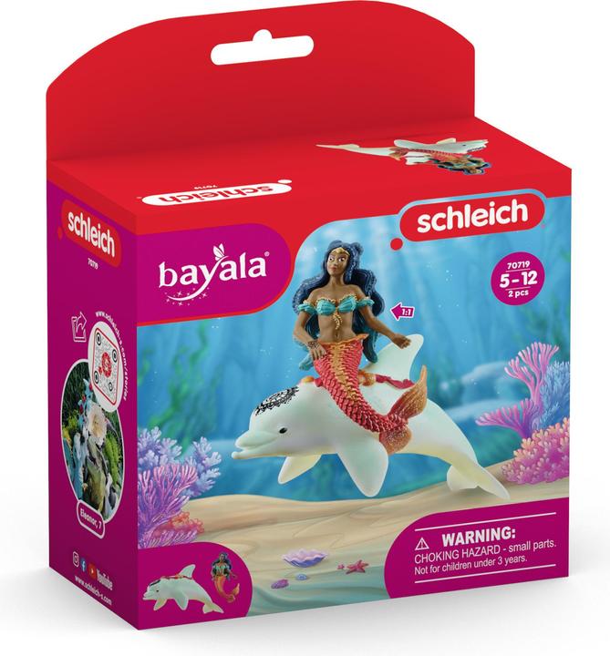 Actual product image Schleich Bayala Isabelle on dolphin