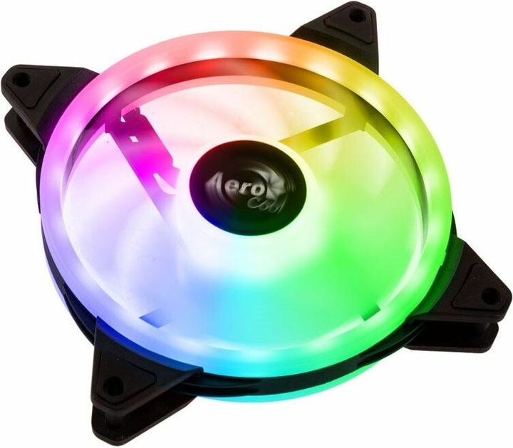 Image du produit AeroCool Duo 14 Boîtier d'ordinateur Ventilateur 14 cm Noir (140 mm, 1 x)