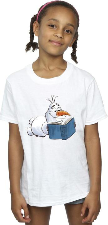 Immagine prodotto Disney Frozen Olaf Reading Maglietta Ragazze (152, 158)