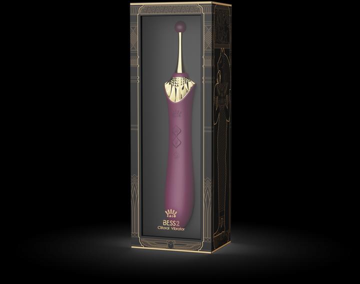 Actual product image Zalo Bess 2 Clitoral Massager Velvet Purple
